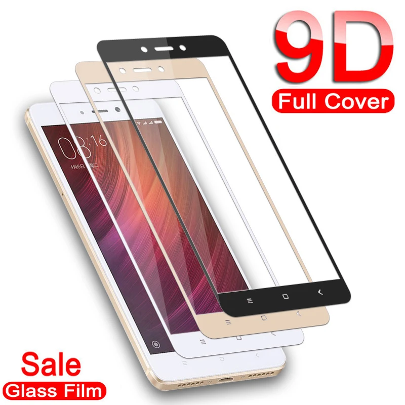 Защитное стекло 9D для Xiaomi Redmi Note 5 4 4X Global Защита экрана Plus GO S2 5A 6A 6 Pro пленка из