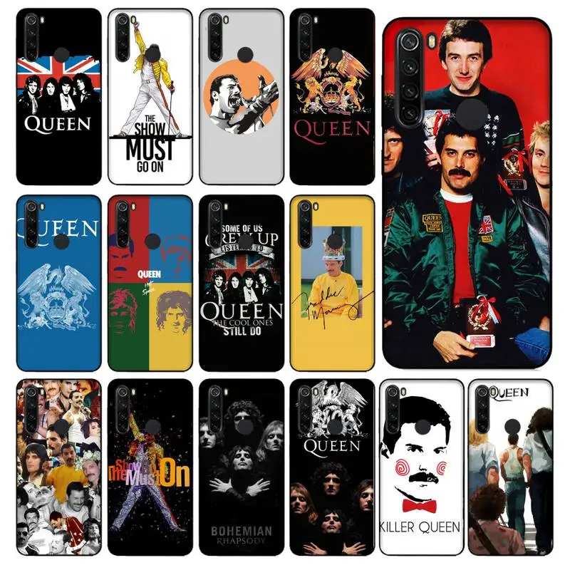 Yinuoda Freddie Mercury Queen Band мягкий чехол для телефона Xiaomi Redmi 5 5Plus 6 6A 4X 7 8 Note 5A 8Pro|Бамперы| |