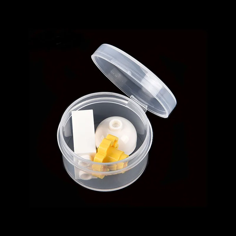 1 шт. Новинка 2019 лидер продаж круглая ПП пластиковая коробка прозрачная белая