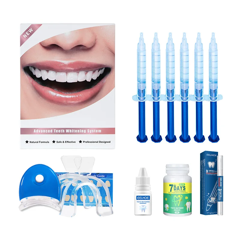 

Tooth Whitener Teeth Whitening Kit with LED Light Non-Sensitive Teeth Whitening Gel 44% Carbamide Peroxide Remove Teeth Stains