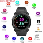 Смарт-часы унисекс 2021FD68S с фитнес-трекером, пульсометром и bluetooth, водонепроницаемые