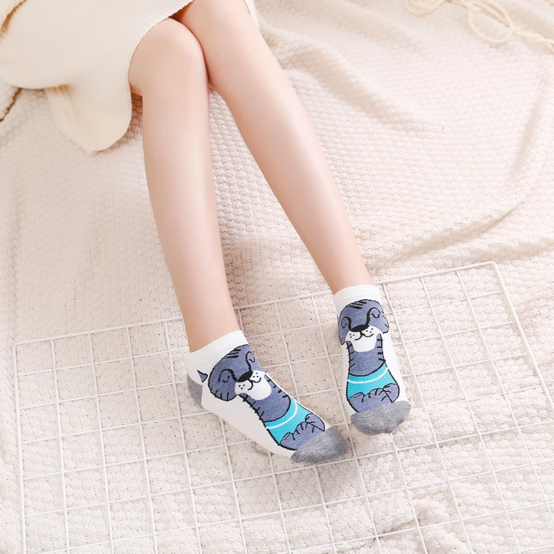 1/5 шт. женские хлопковые носки в стиле Харадзюку|Носки| |