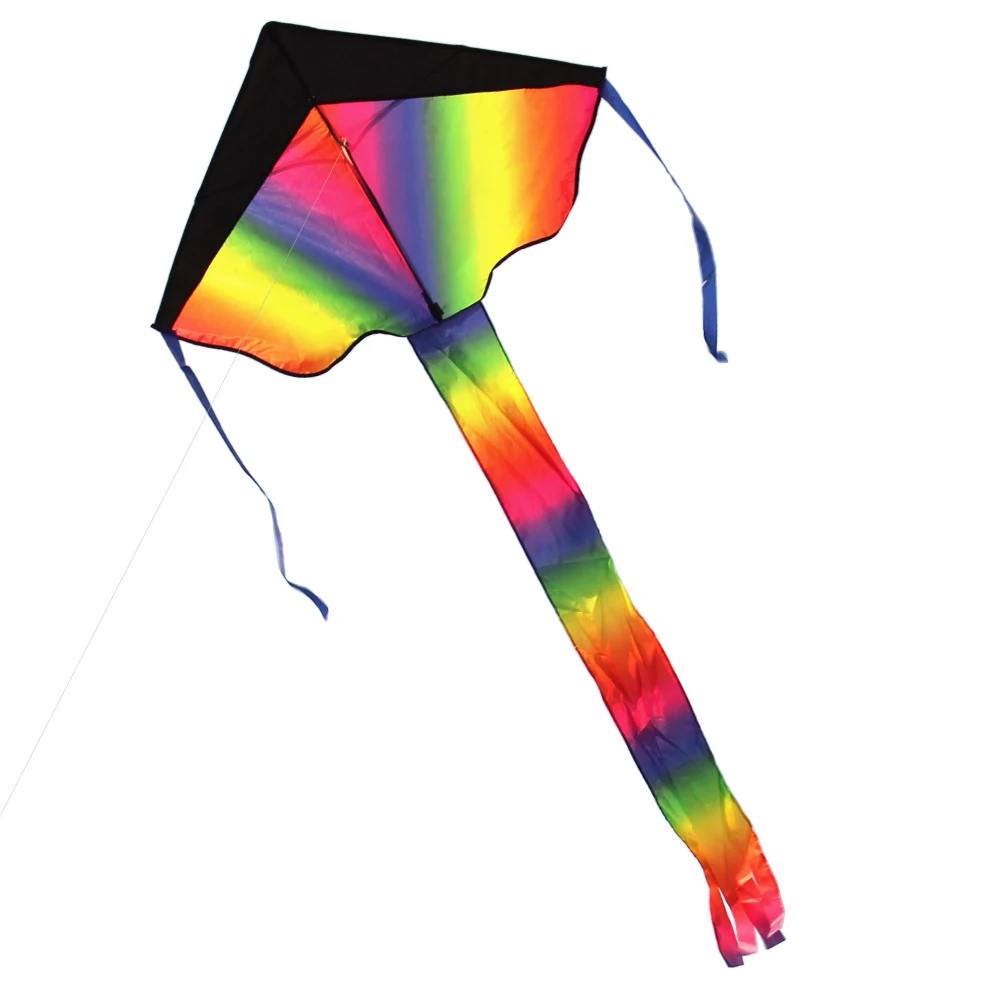 105x67 см красочные радужные дельтаобразные летающие воздушные змеи на открытом