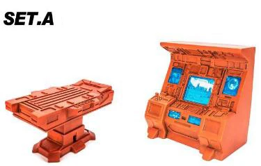 NewAge New Age NA Core Scenery Teletraan I Computer Control Center & Operation Table Set A Transformation | Игрушки и хобби
