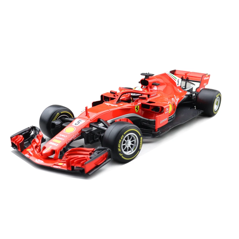 

1/18 Ferrari SF71H S.Vettel K.Raikkonen Bburago 16806 #5 #7 Diecast Model Car Toys Boys Girls Gifts