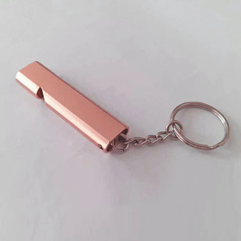 3 цвета Высокая частота двойная трубка выживания свисток Труба Открытый