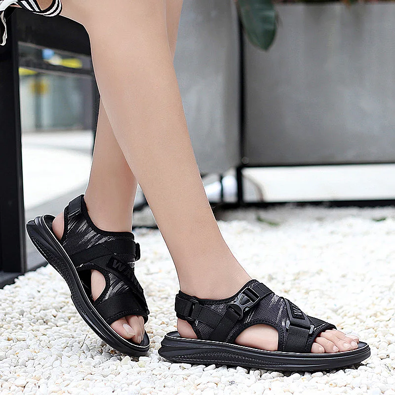 

Sandalias Hombre Men Summer Sandals Mens Slip On Men's Size 44 Shoes Sport Roman Footwear Sandal Waterproof Flat Outdoor