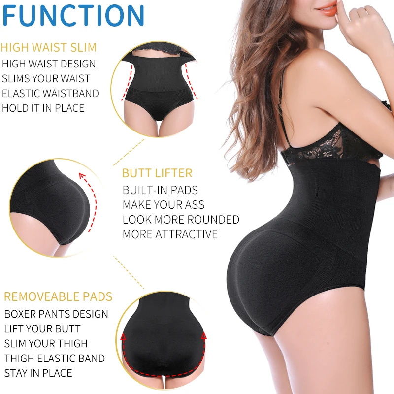 Высокая талия формирователь ягодиц подтяжка бедра подушечки попа улучшитель