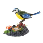 Игрушка Поющая птица, Реалистичная игрушка, звуки и движения, активация звуком птицы с