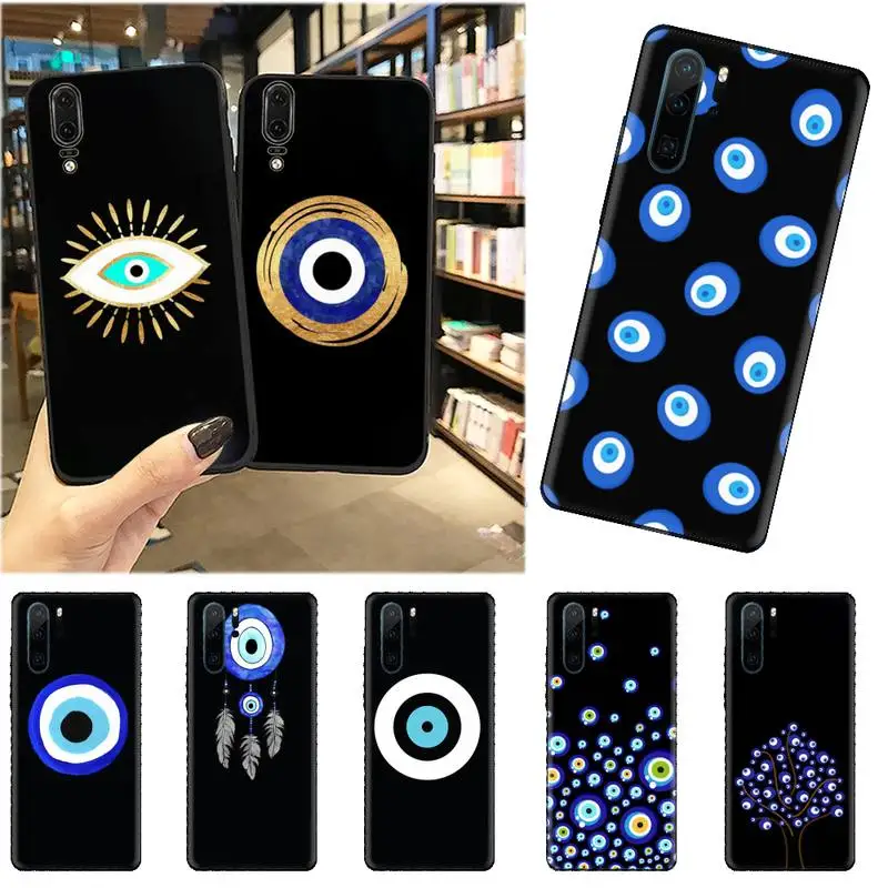 

Fashion Evil eye High Quality Phone Case For Huawei honor Mate mate P 10 9X 10i 20 30 40 y7 pro p smart 2019 lite
