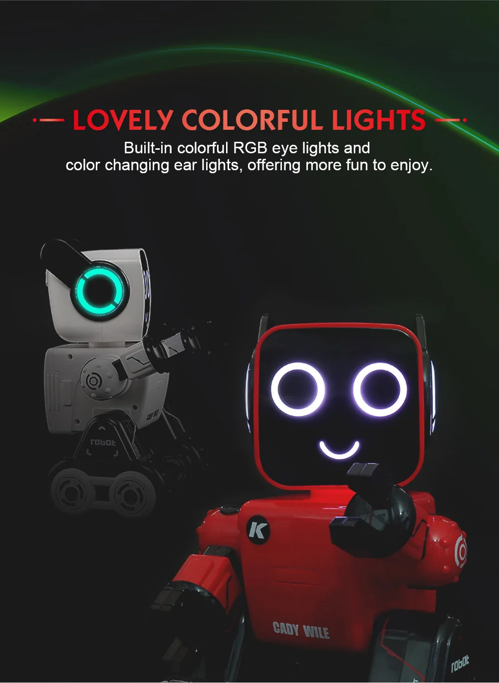 JJRC R4 RC робот CADY WILE Звуковое управление Робот Игрушки для детей интеллектуальное Программирование Playmate пение и танцы развивающие игрушки