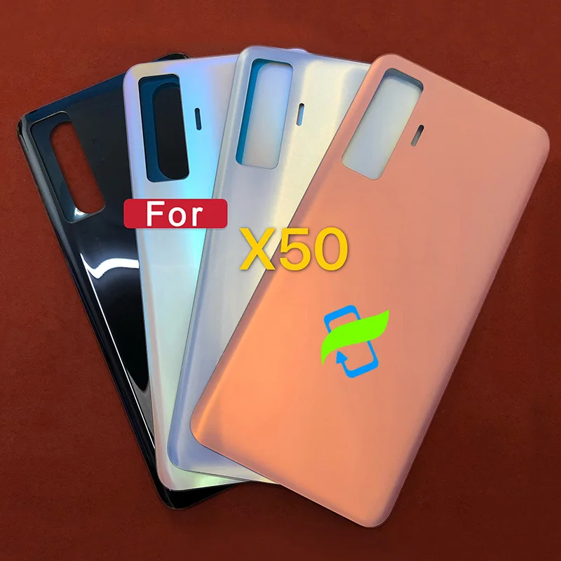 Задняя стеклянная крышка аккумулятора X50 Pro для VIVO X 50 3D стеклянный чехол задняя |