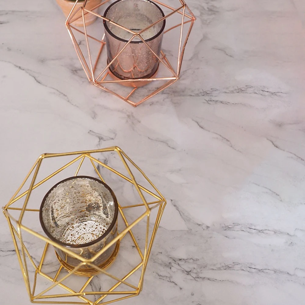 Творческий клетка свечи держатель металлические настольные лампы в форме стенд