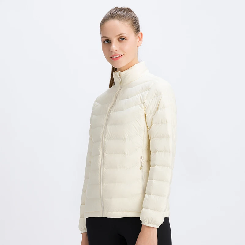 New Outdoor Lightweight Warm Windproof Down Jacket Autumn Winter 2021 Fashion Stand-up Collar Casual Sports Short Down Coat