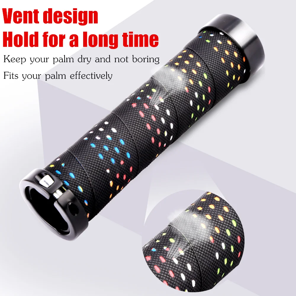 MOTSUV Bicycle Handlebar Grips MTB Bike Bilateral locking handle EVA+PU+alloy ring locked Comfortable shock absorption | Спорт и