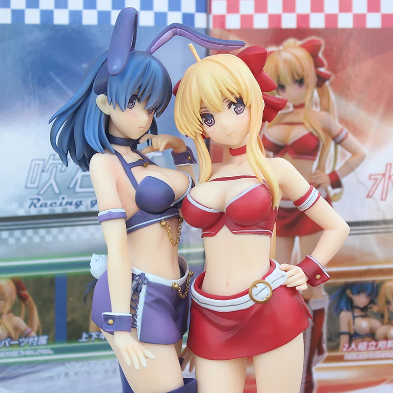 

1/6 Skytube Anime Sexy Girls Aun Fukiishi Hnan Misaki Kurehito Racing Girl pvc Action Figure Collection Model