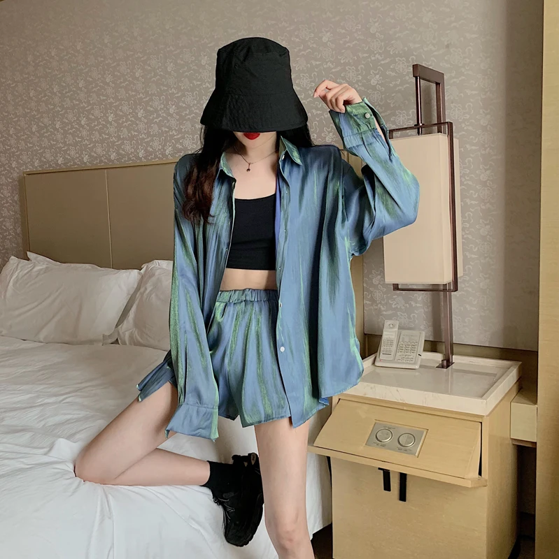 Женский костюм BPK6602 Модный повседневный комплект из 2 предметов весна-лето-осень