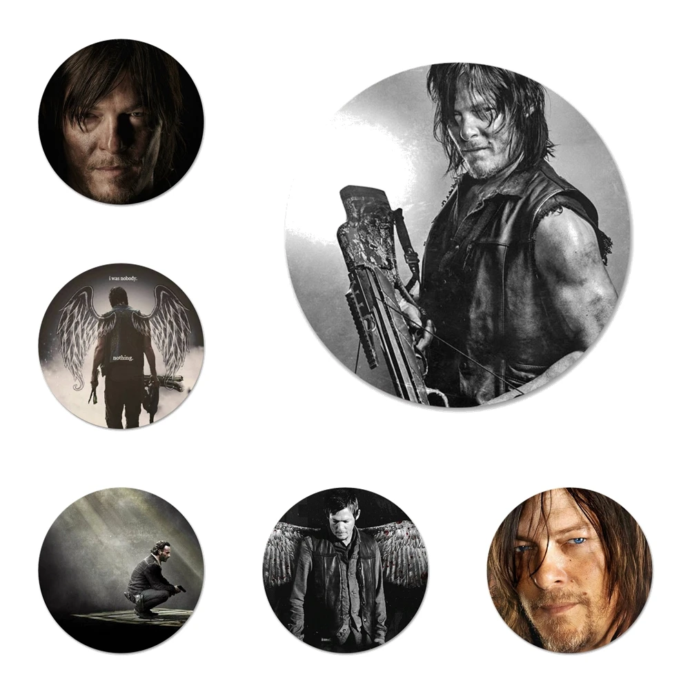The Walking Dead Daryl Dixon Amazing Kitchen Home Decor Refrigerator Magnetic Stickers Opener Beer Coke 58mm