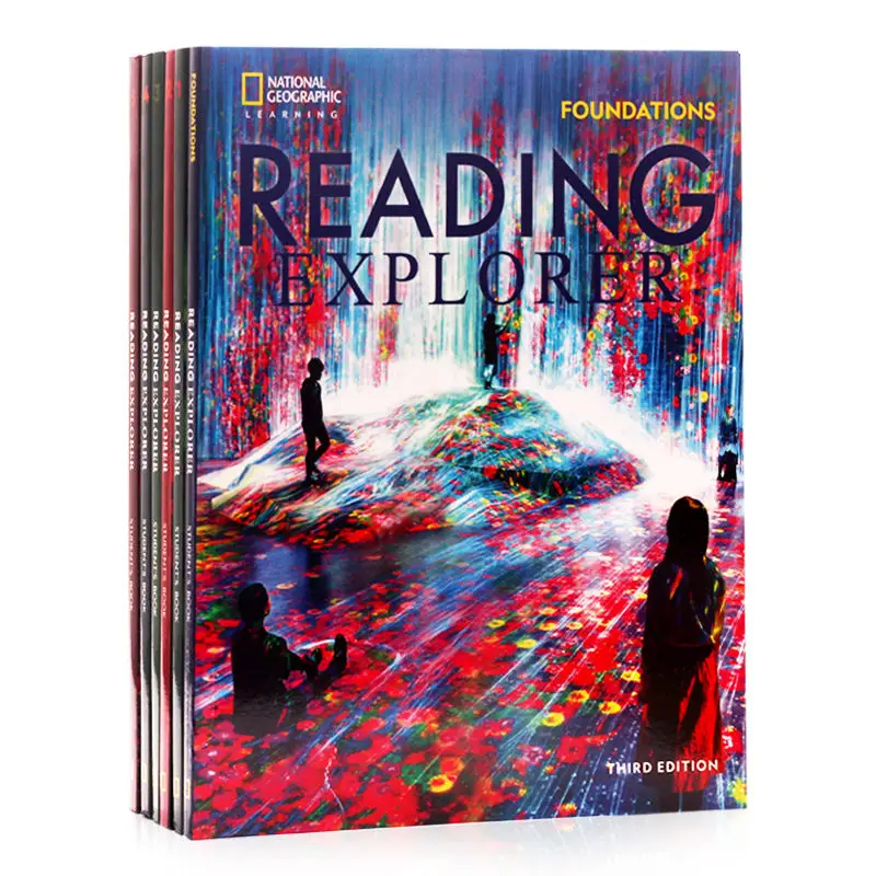 

6 pcs/set National Geographic English Reading Textbook Reading Explore Third Edition Novel English Book Sets