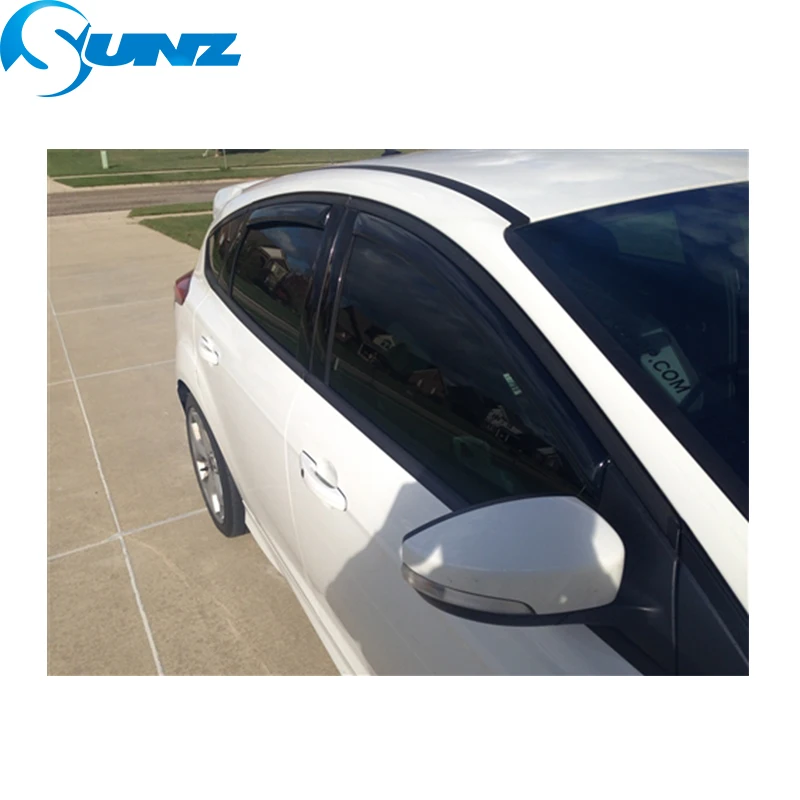 Боковые дефлекторы Winodow для FORD FOCUS 2012- защита от дождя для FORD FOCUS 2012 2013 люк назад SUNZ