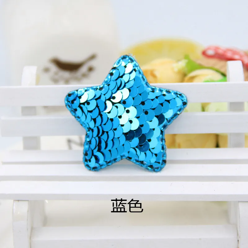 30 шт. блестящие звезды Любовь Сердце Персик сердце блестки аппликации для сделай