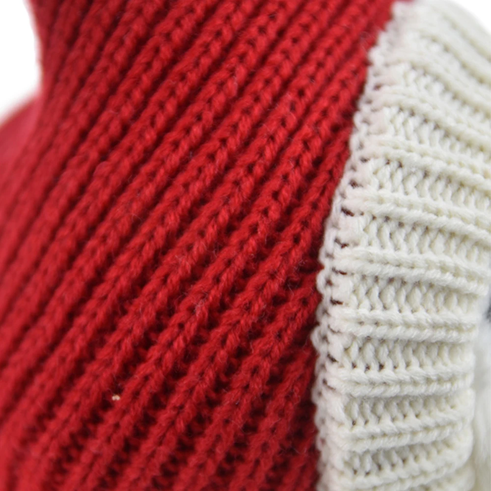 Шерстяные рождественские вязаные кошачьи шапки для собак милый зимний костюм