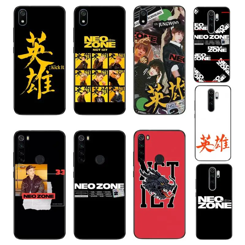 

YNDFCNB NCT 127 Neo Zone Phone Case For Xiaomi Redmi Note8T 7 9 Pro 5A Redmi4X 5A 6A 6 7 8 5Plus