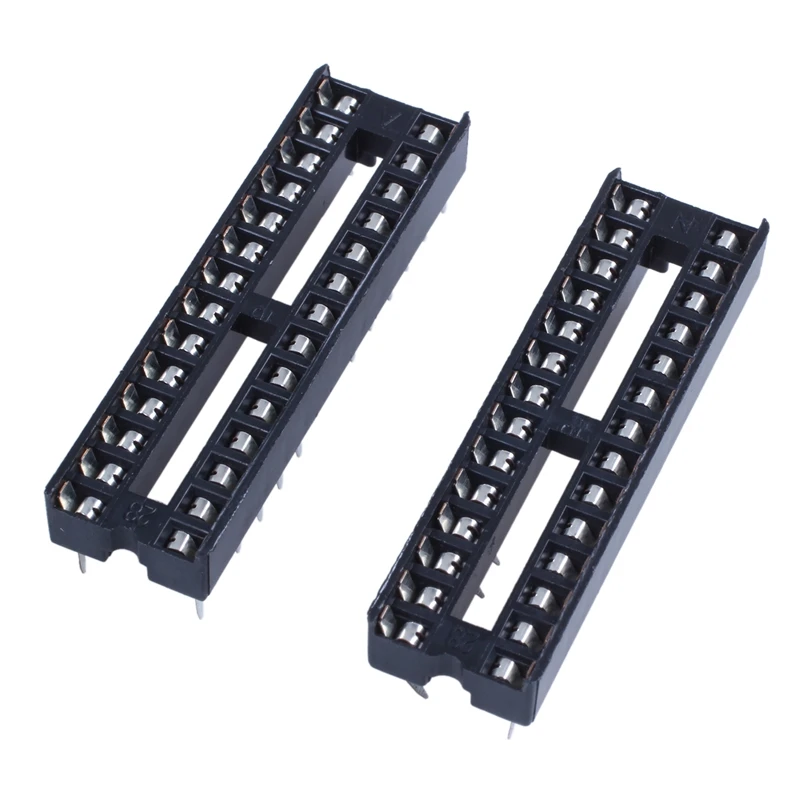 SODIAL(R) 17 шт. x 28 контактов DIP IC розетки адаптер паяльный тип розетки|Вилки с
