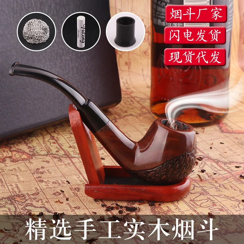 Выбранные отполированных вручную из цельного дерева Труба 9 мм дымовых