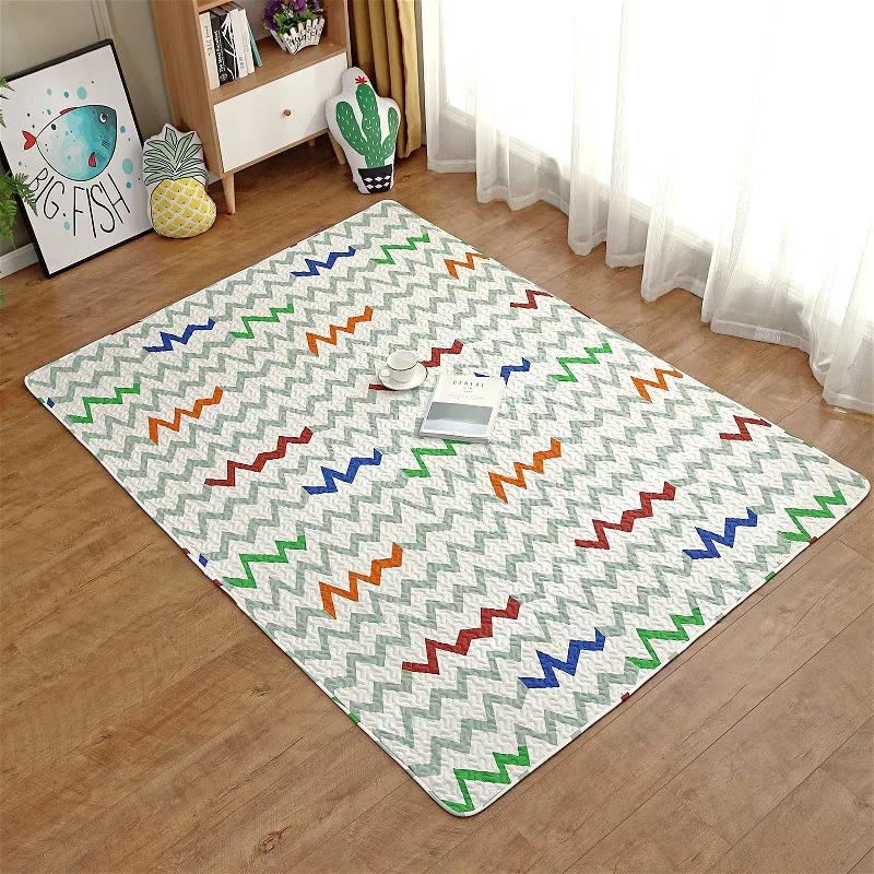 Хлопковый ковер для гостиной большой толстый коврик детской комнаты