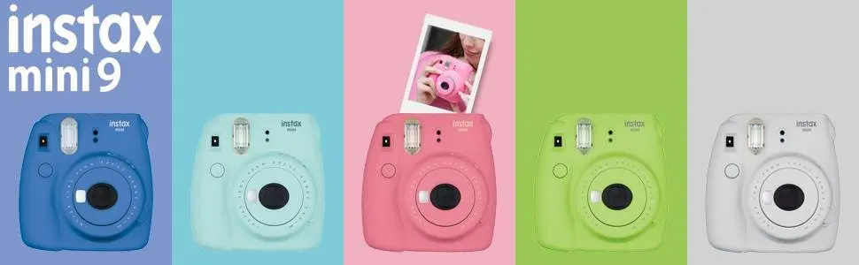 FUJIFILM instax Mini9 камера мгновенная цифровая пленка видеокамера с крупным планом объектив Hi-key мгновенная пленка камера 35 см расстояние съемки