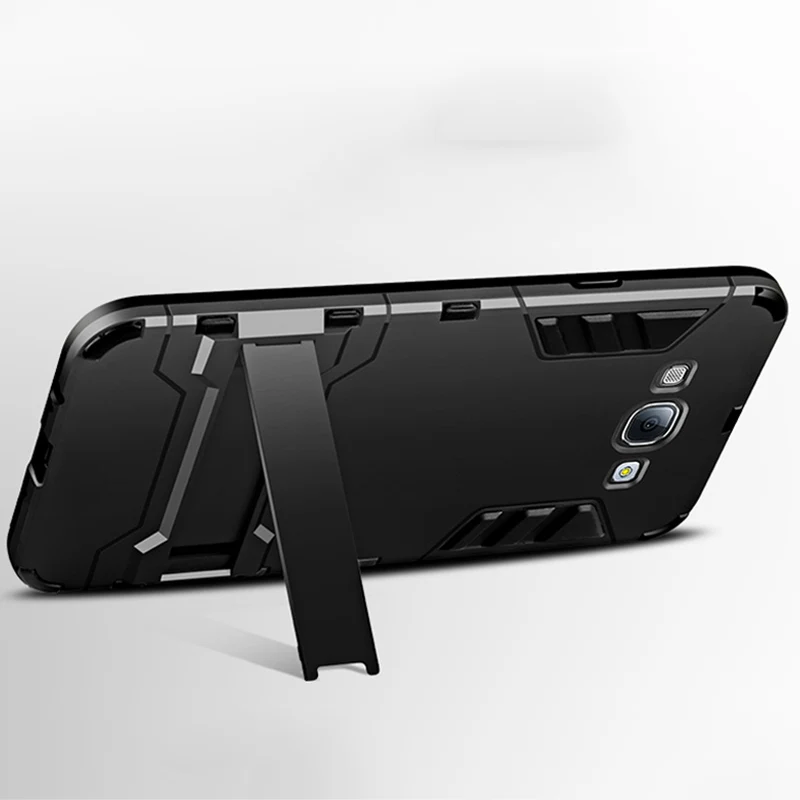 Защитный чехол подставка для Samsung Galaxy A3 A5 A7 J2 J3 J5 J7 Prime 2016 2017 крышка iPhone 5 5S SE 6 6S 7 8 Plus X