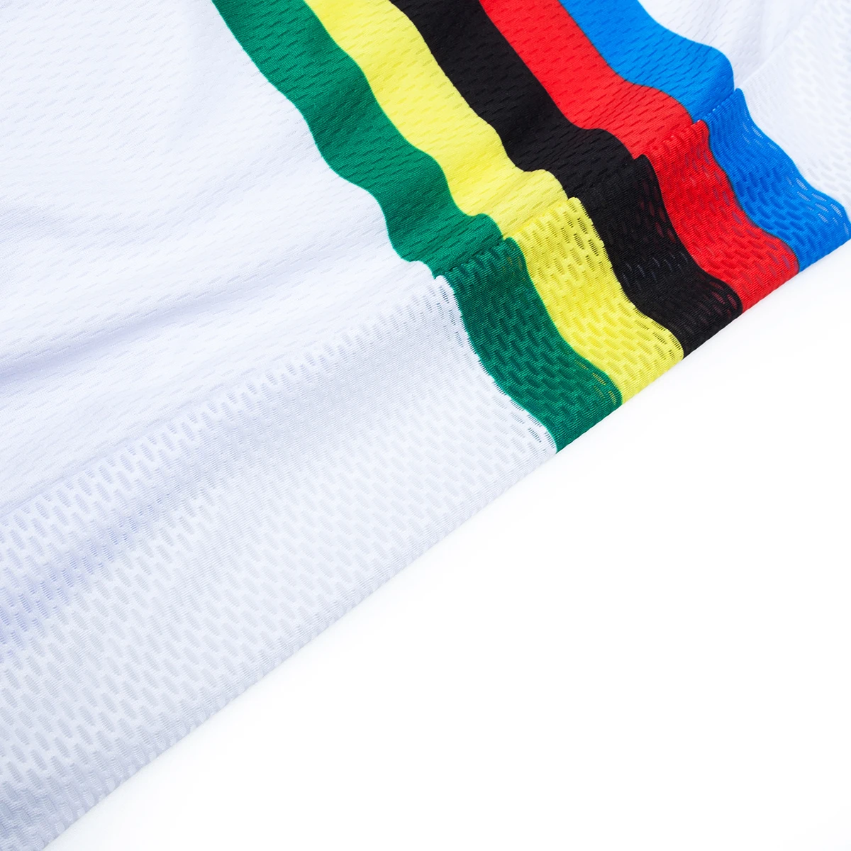 2020 профессиональная команда Радуга Велоспорт Джерси Белый велосипед с длинным