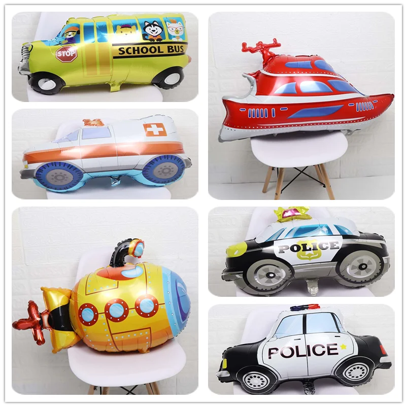 5 шт. DIY новый большой мультфильм автомобиль пожарная машина для автомобиля
