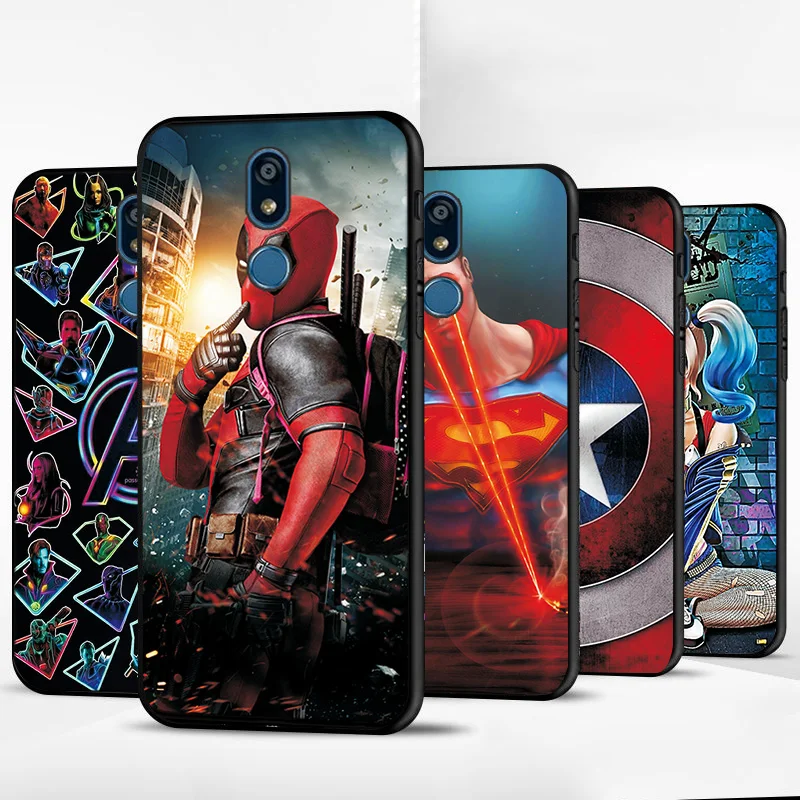 Для LG K4 K7 черный ТПУ чехол для телефона чехол для LG k7 K8 чехол с защитной крышкой для LG K8 K10 K12 плюс K40 X4 чехол s