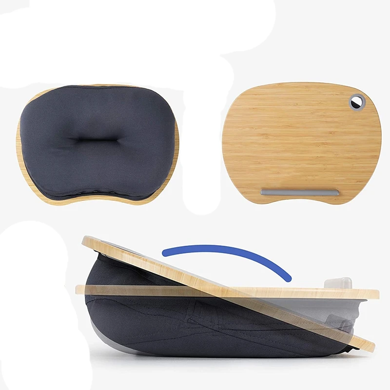 Подставка под ноутбук компьютерный стол с подушкой ленивый для учебы отверстием