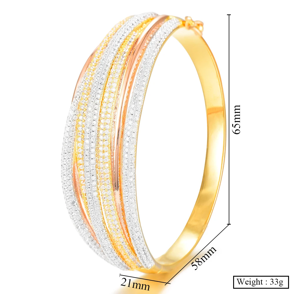 

Jimbora New Fine Luxury Noble Bangle Chains Women bracelet Top Quality Best Super Gift for Friends Lover unexpect surprise