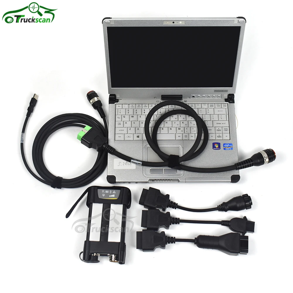 Для VOLVO Vcads Vocom II 88890400 VOCOM 2 Грузовик Экскаватор диагностический инструмент с CF19