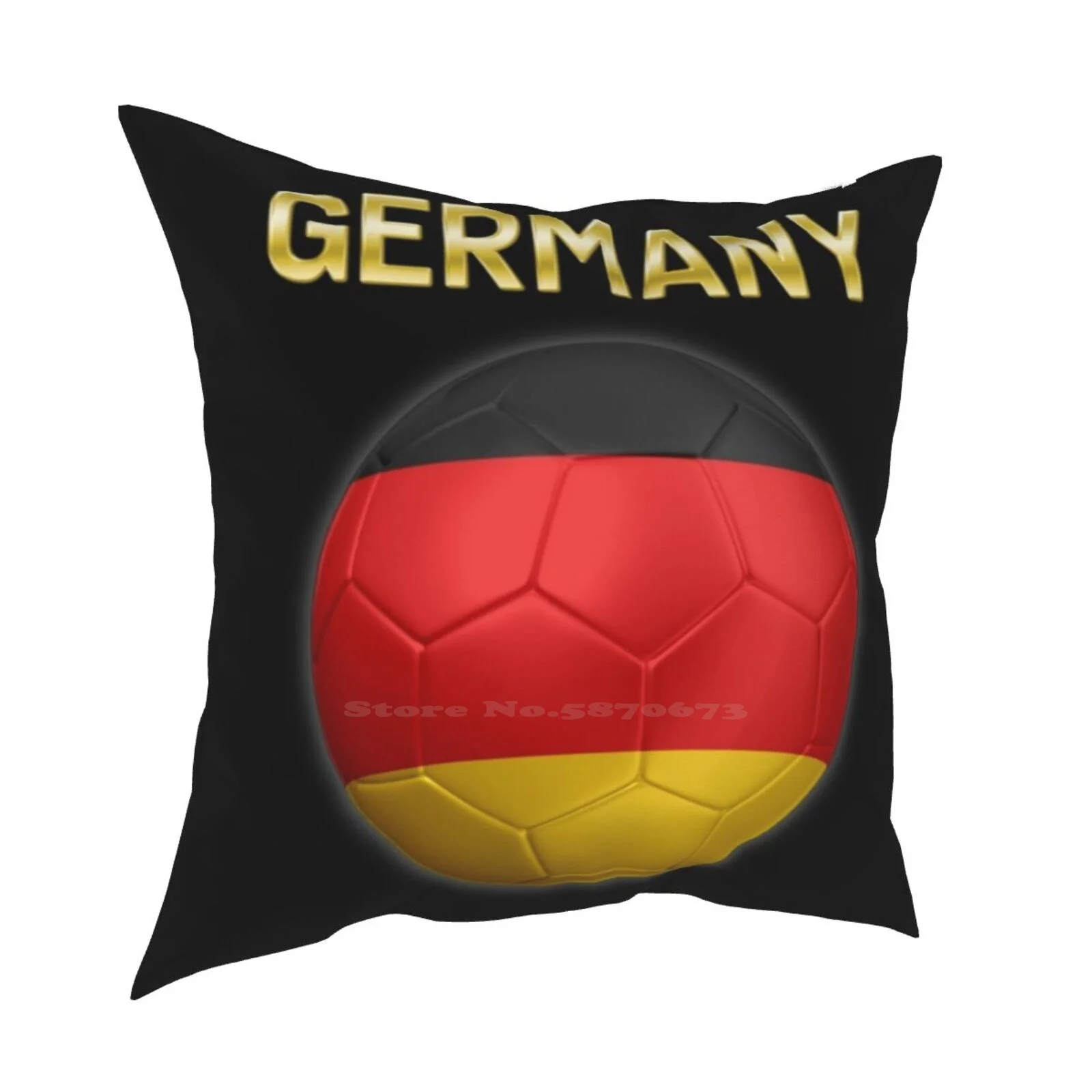 Германия-немецкий флаг-футбольный мяч &amp текст 2 модная диванная наволочка