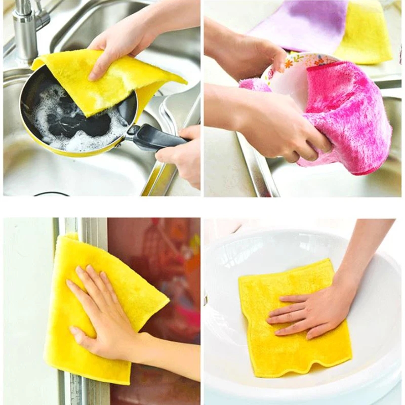 Волшебные салфетки из бамбукового волокна противожировые Streeploos кухонные