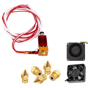 3D Printer for Ender 3 Replacement Parts Red Extrusion Head Kit 12/24V40W Extruder 3D Printer DIY Accessories Nozzle 10 item image