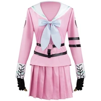 miu iruma cosplay costume full set anime danganronpa v3 killing harmony sweet solid pink japanese preppy style ten piece suit