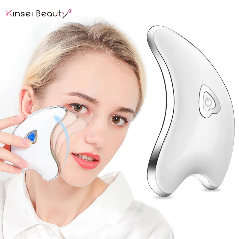 Электрический Уход за лицом выскабливание массажер для лифтинга микротоковая