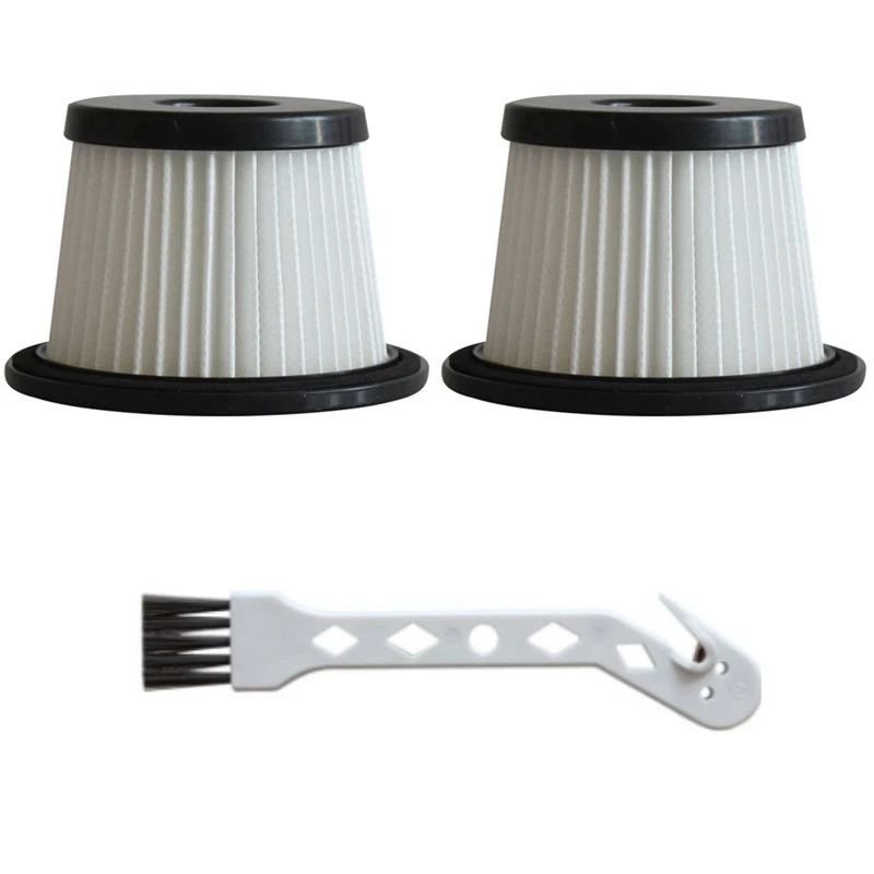 

Replacement Filter Vacuum Cleaner Parts for MOOSOO K24 Wireless Handheld Vacuum Accessories,Filter Cleaning Brush 3 Pack