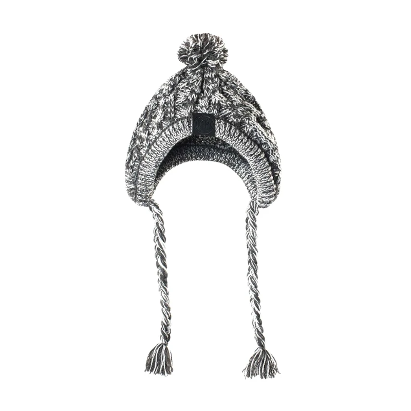 Зимние теплые с рисунком собачки и котика шляпа защитой от ветра пышные головной