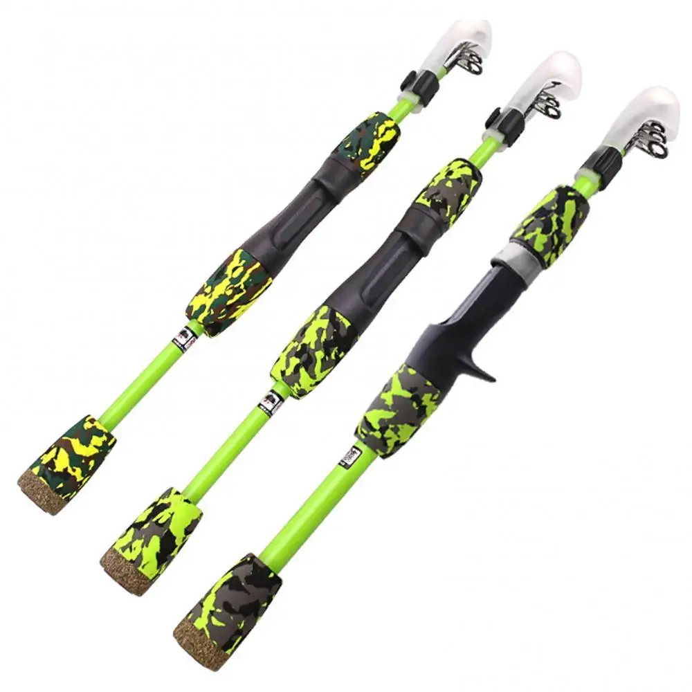 

65% Discounts Hot! 1.2/1.5m Portable Telescopic Lure Pole Ice Fishing Rod Fish Tackle Accessory