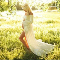 women lace pregnant dress photography photo chiffon mopping long maternity dresses for photo shoot clothes fancy shooting photos