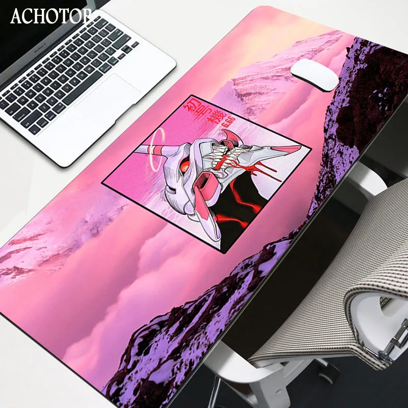 

Mouse pad Evangelion Logo Computer Laptop Anime tapis de souris Mouse Mat Large Mouse Pad gamer Keyboards desk Mats tappetino