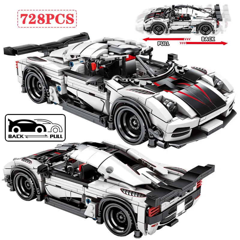 Городские механические строительные блоки F1 для гоночных автомобилей Technic Diy