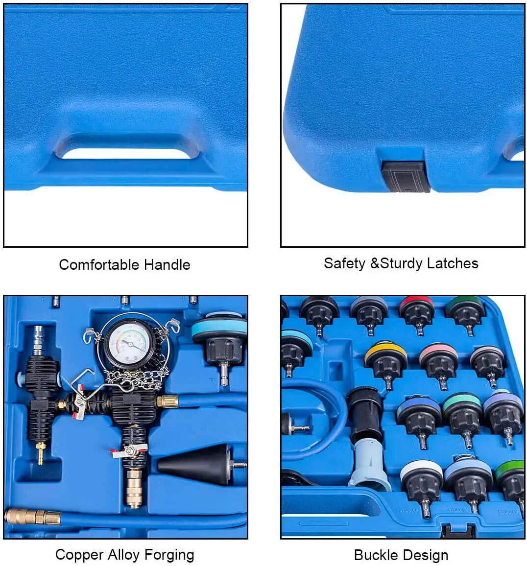 Новинка 2021 28 шт. универсальный измеритель давления радиатора система вакуумного